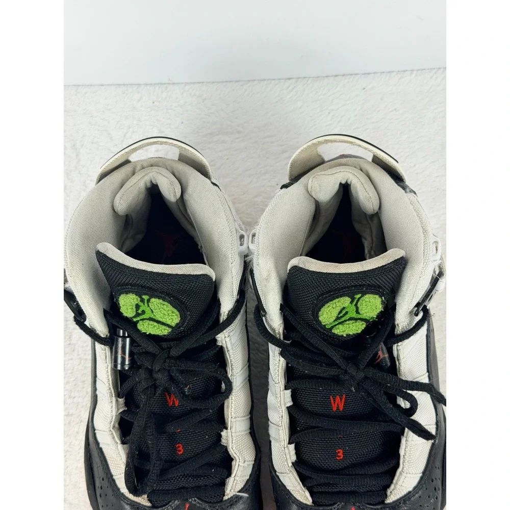 Nike Air Jordan 6 Rings White Black Red Green 2020 Sneakers Men's US 9.5 322992-